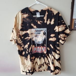 Almighty Fresh Pain reverse dye Large T-SHIRT